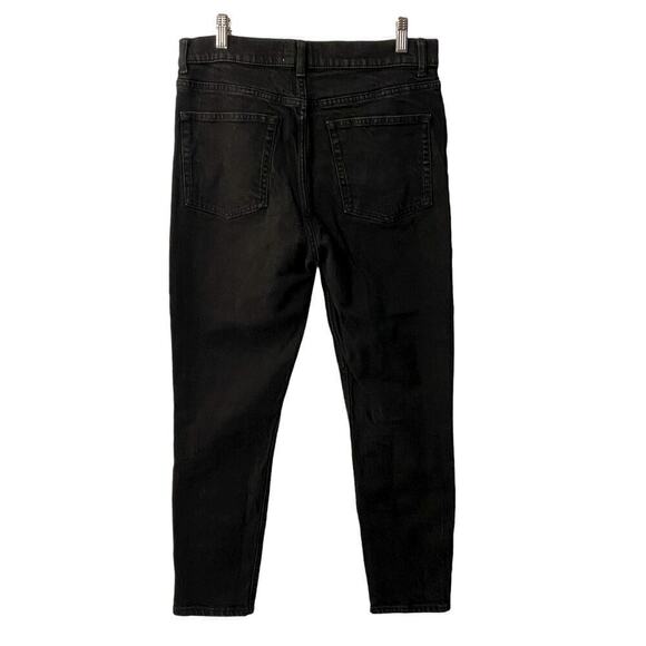 Reformation Black cotton Slim Straight Jeans 5 pocket size 31 womens - Picture 5 of 7